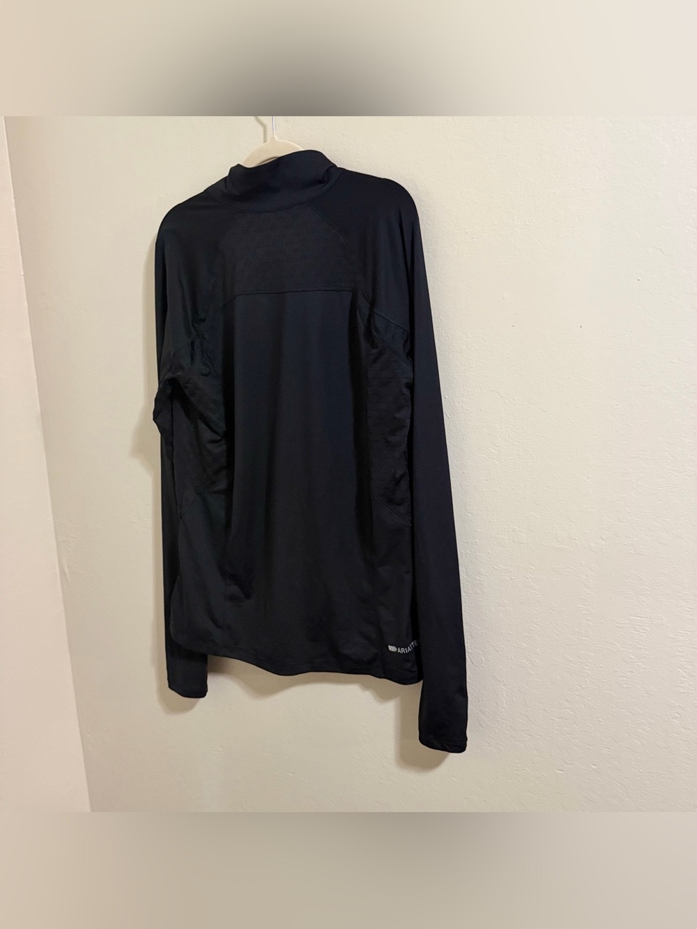 AriatTek womenâs Large black quarter zip western athletic wear lightweight - Picture 11 of 12
